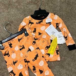 NWT Burt’s bees baby Halloween two piece pajama 12 month